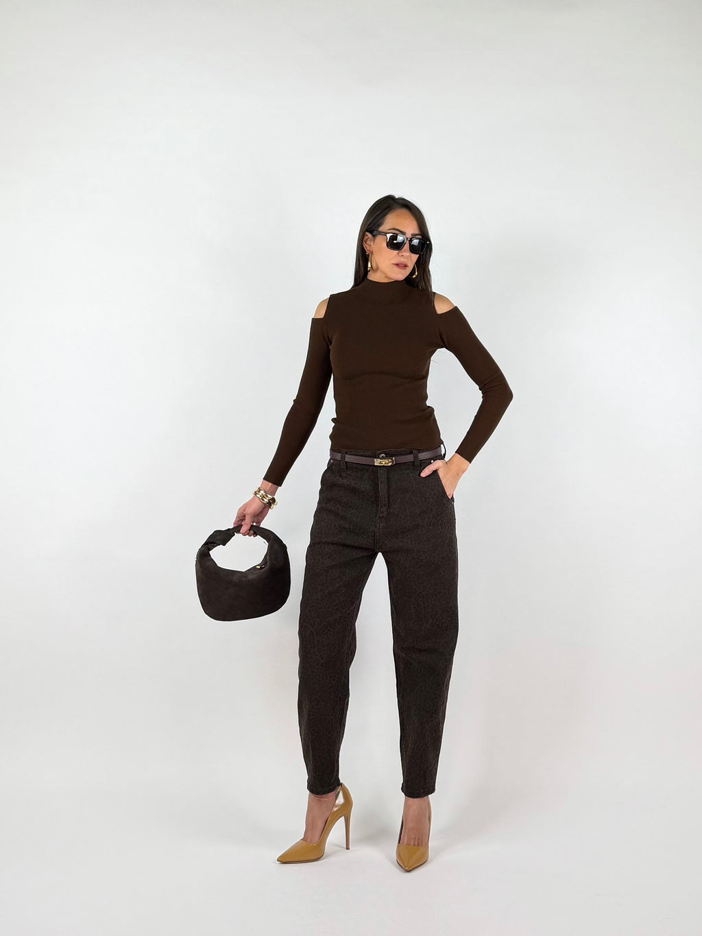MOON BAG BROWN