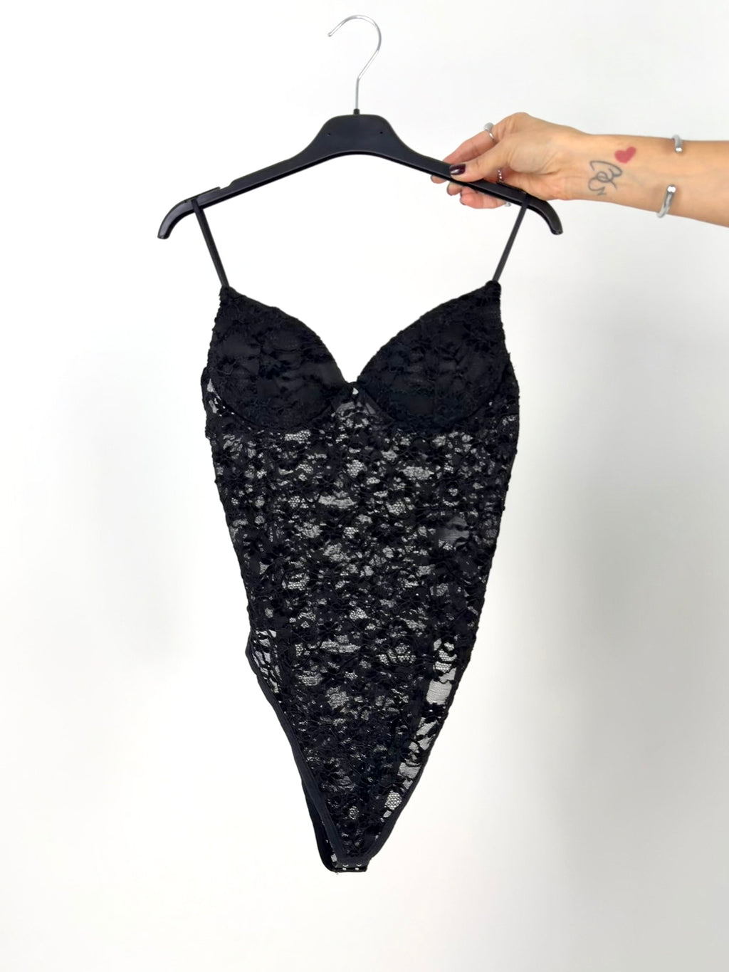 BODY VELVET LACE NERO