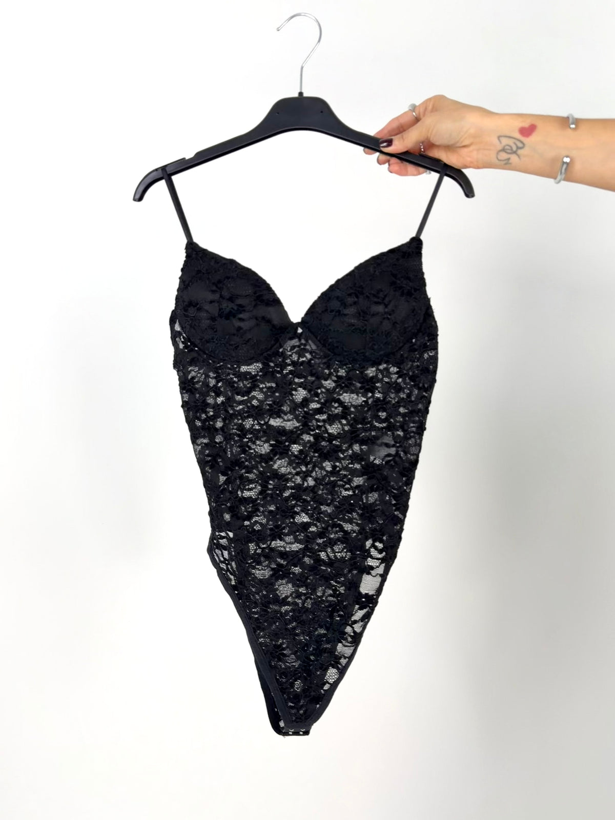 BODY VELVET LACE NERO