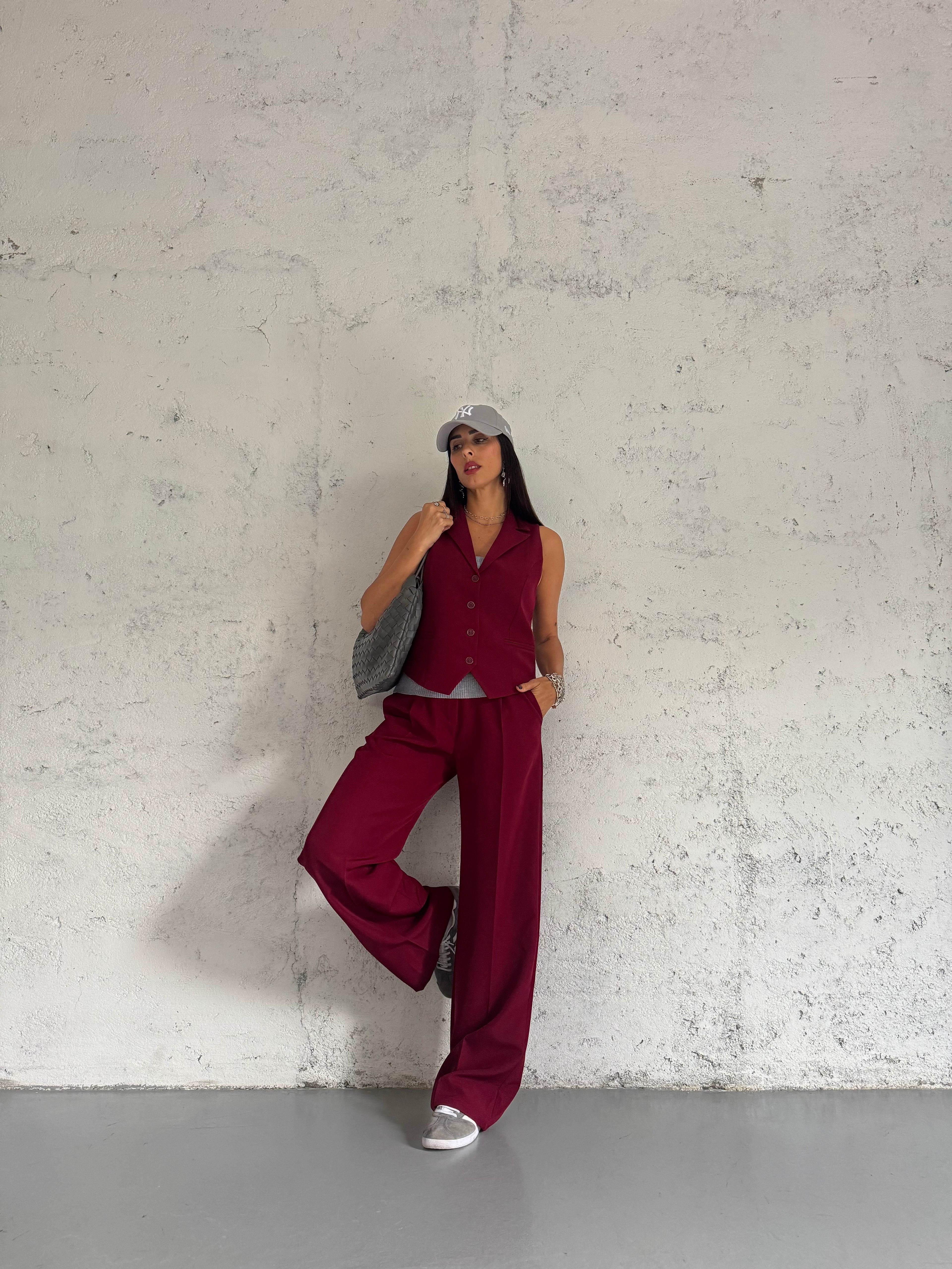 GILET BORDEAUX