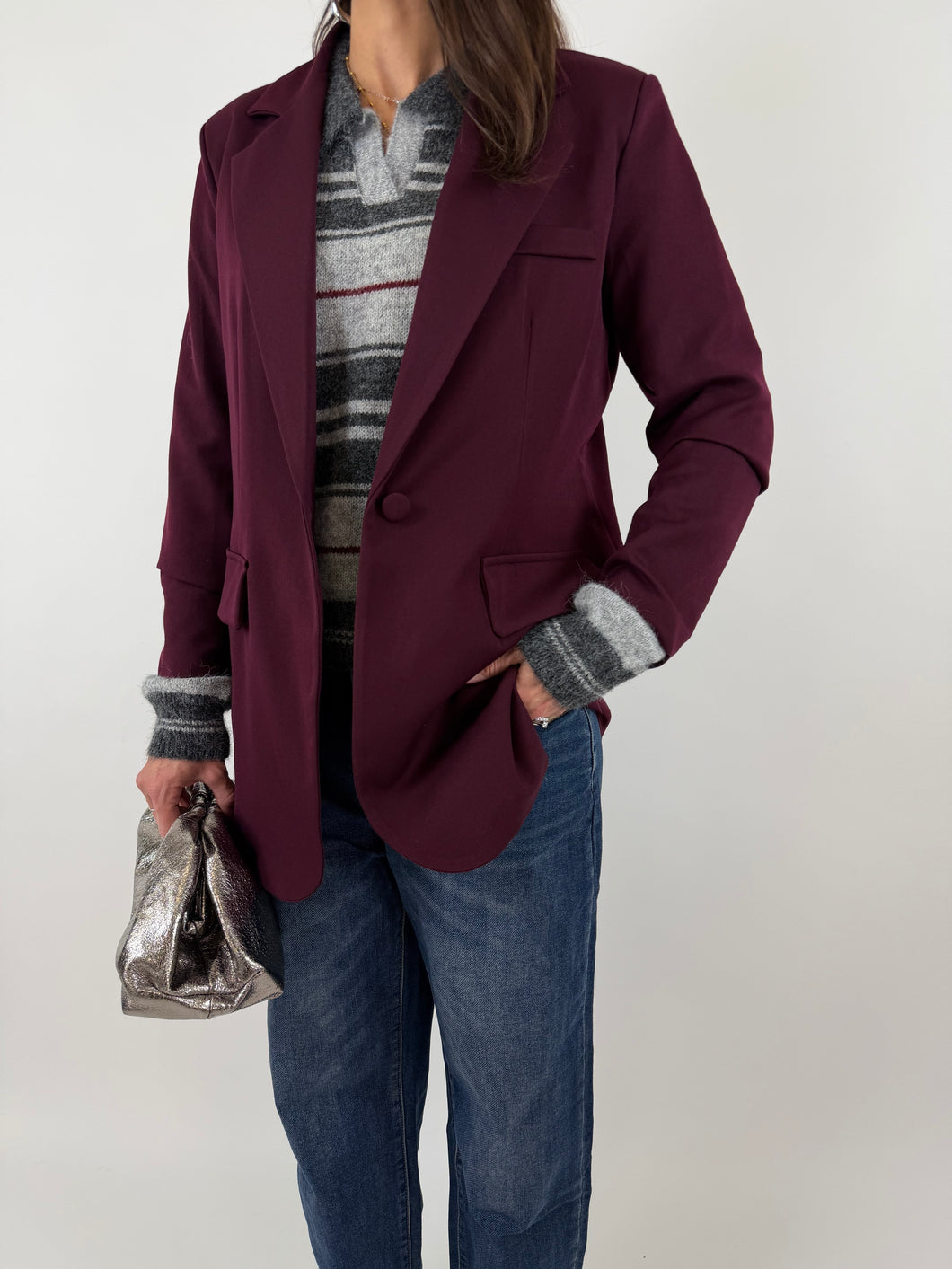 BLAZER CLASSY BORDEAUX