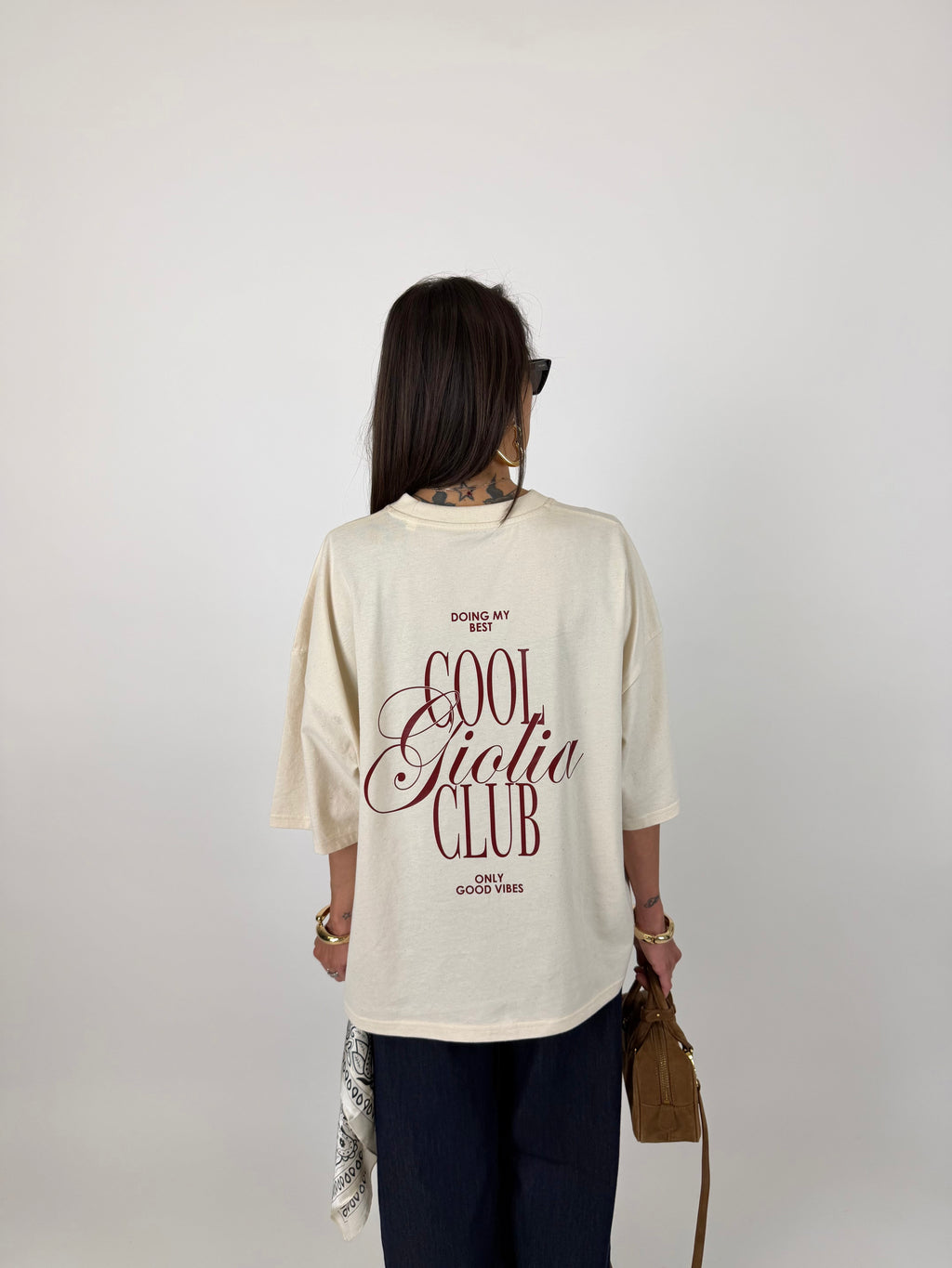 GIOLÍA CLUB T-SHIRT CREAM