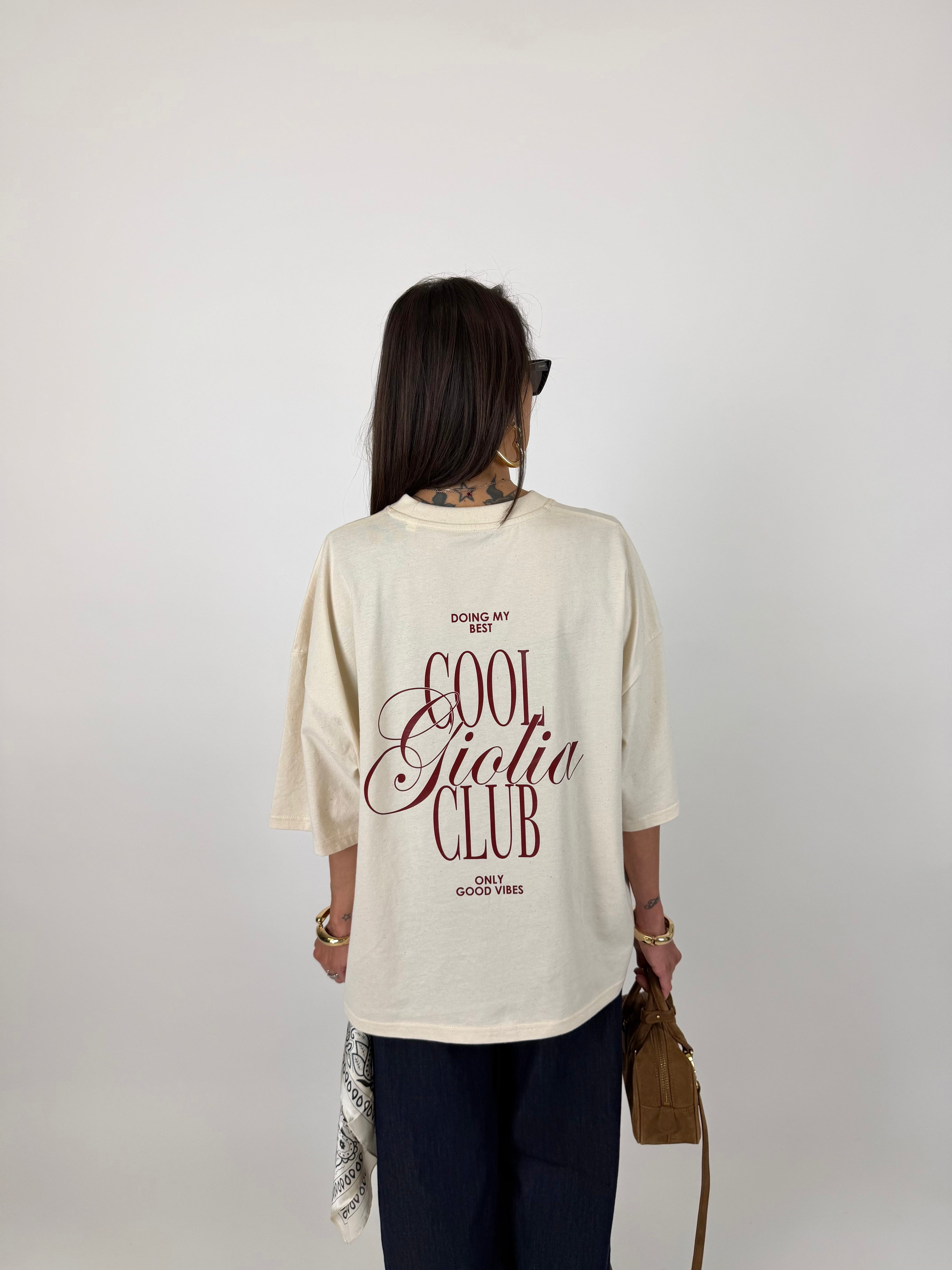 GIOLÍA CLUB T-SHIRT CREAM