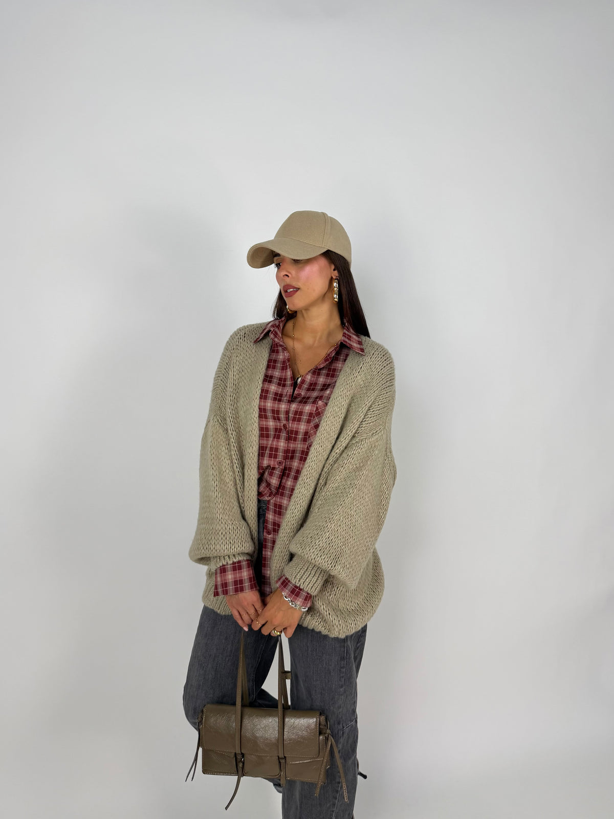 MAXI CARDIGAN CORDA