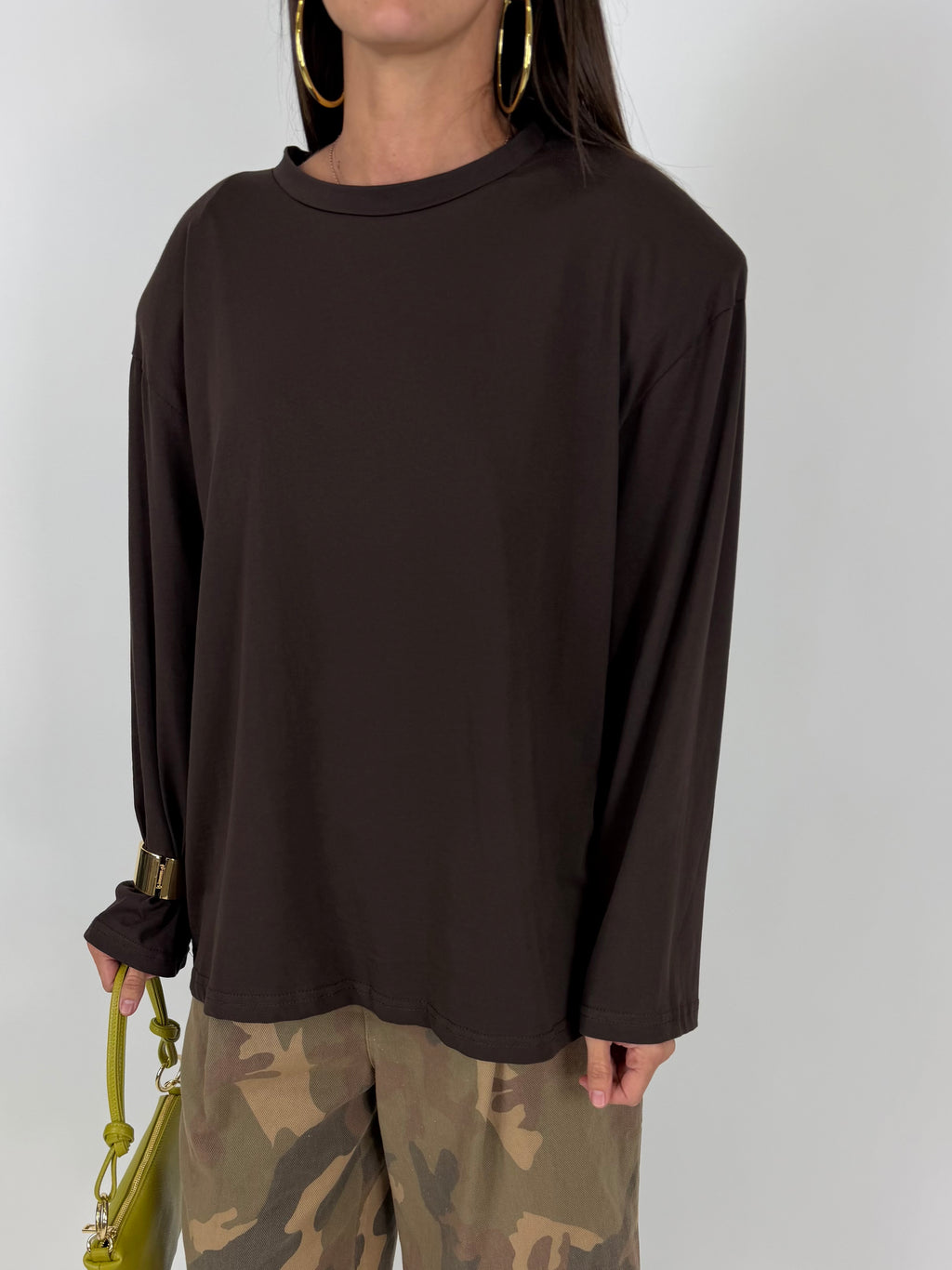 T-SHIRT BOXY CHOCO