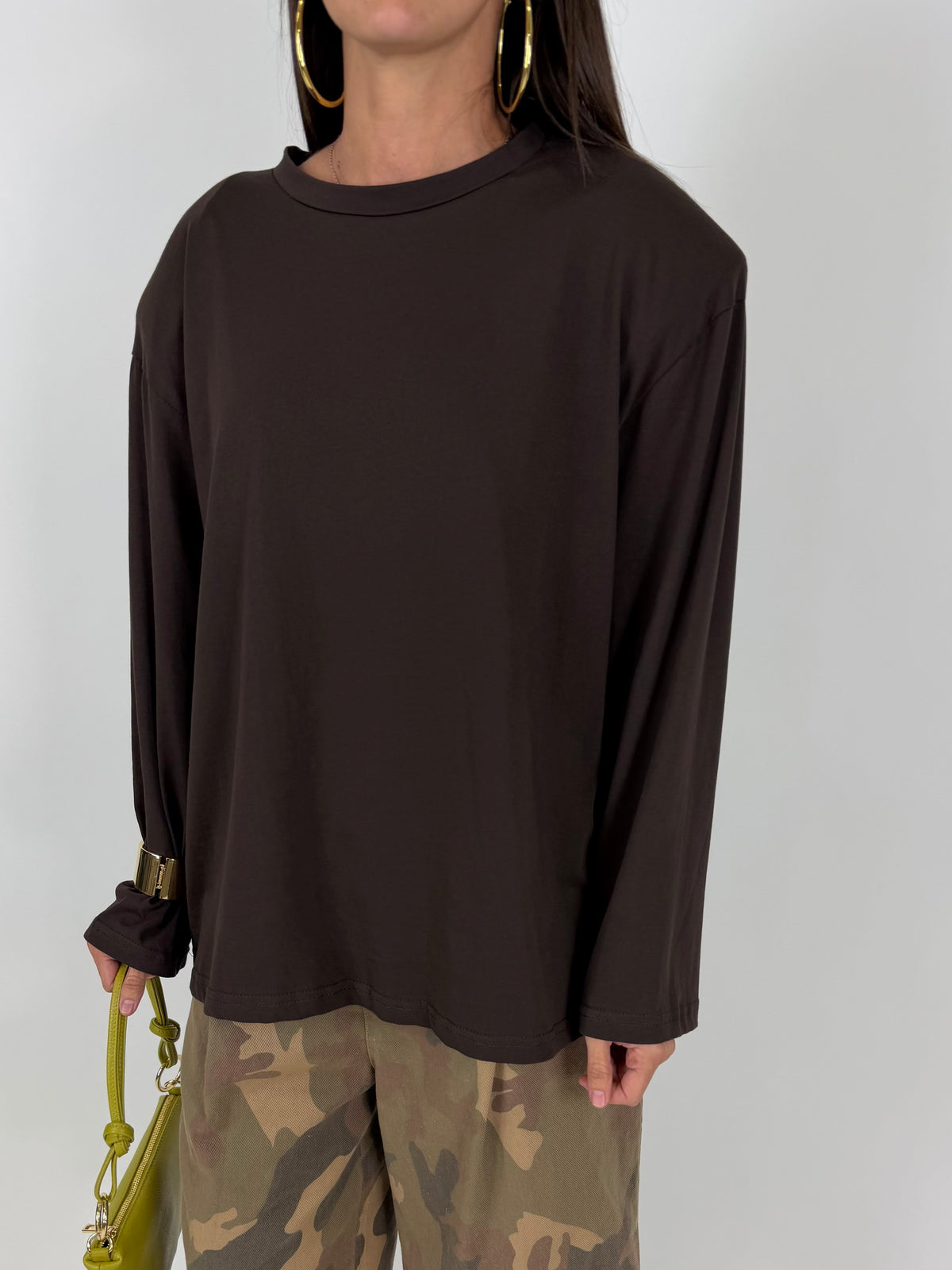T-SHIRT BOXY CHOCO