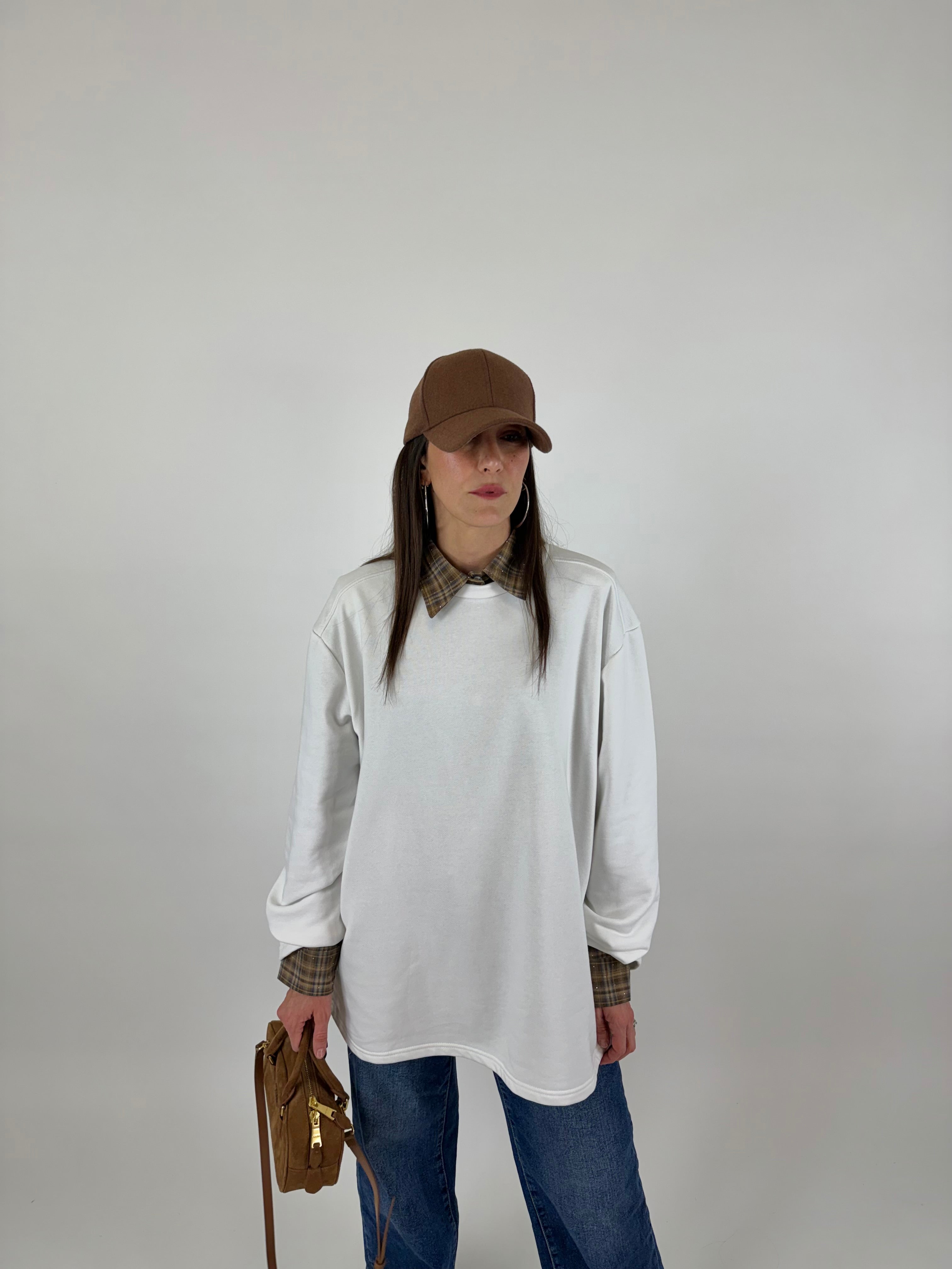 FELPA WIDE BIANCA