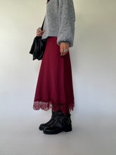 Carica l&#39;immagine nel visualizzatore di Gallery, SKIRTY SLIP BORDEAUX
