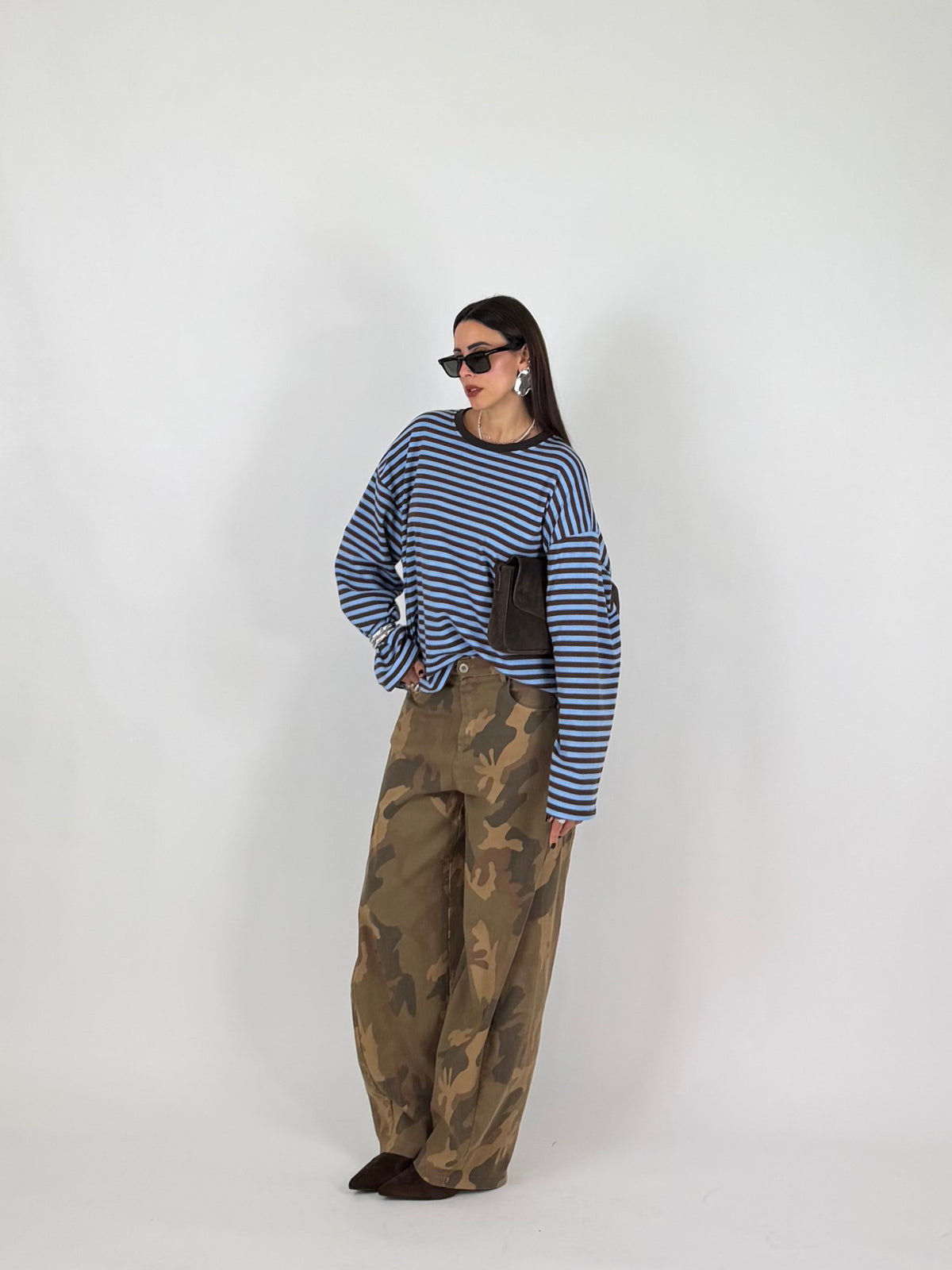 MAGLIA STRIPES SKY