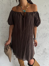 Carica l&#39;immagine nel visualizzatore di Gallery, COTTON SILK DRESS
