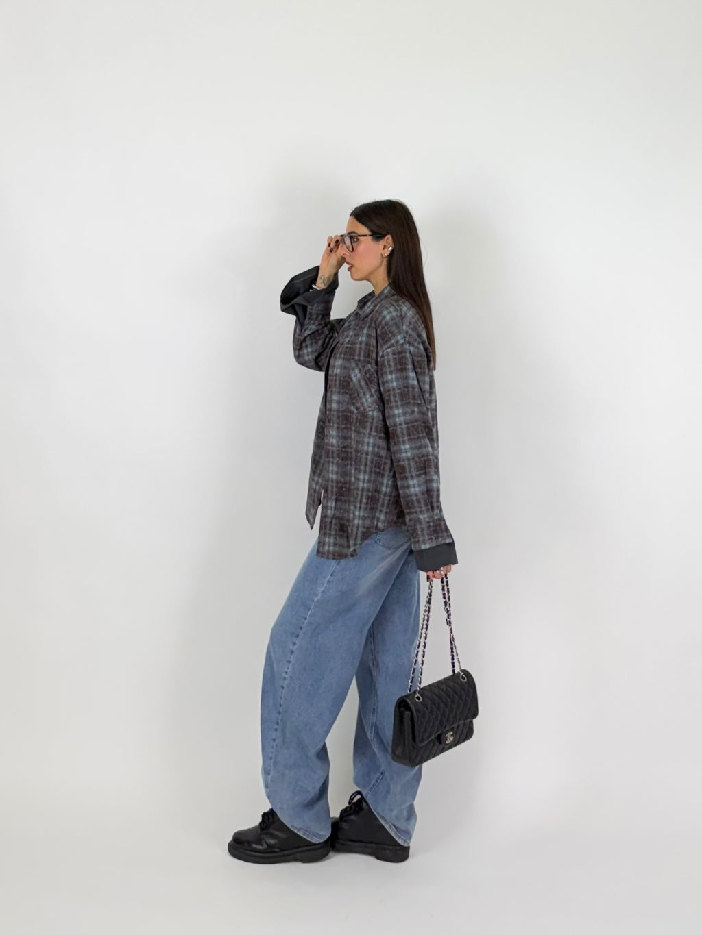 CAMICIA CHECK&SHIMMER