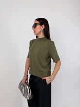 Carica l'immagine nel visualizzatore di Gallery, MAGLIA NECKSHOL OLIVA
