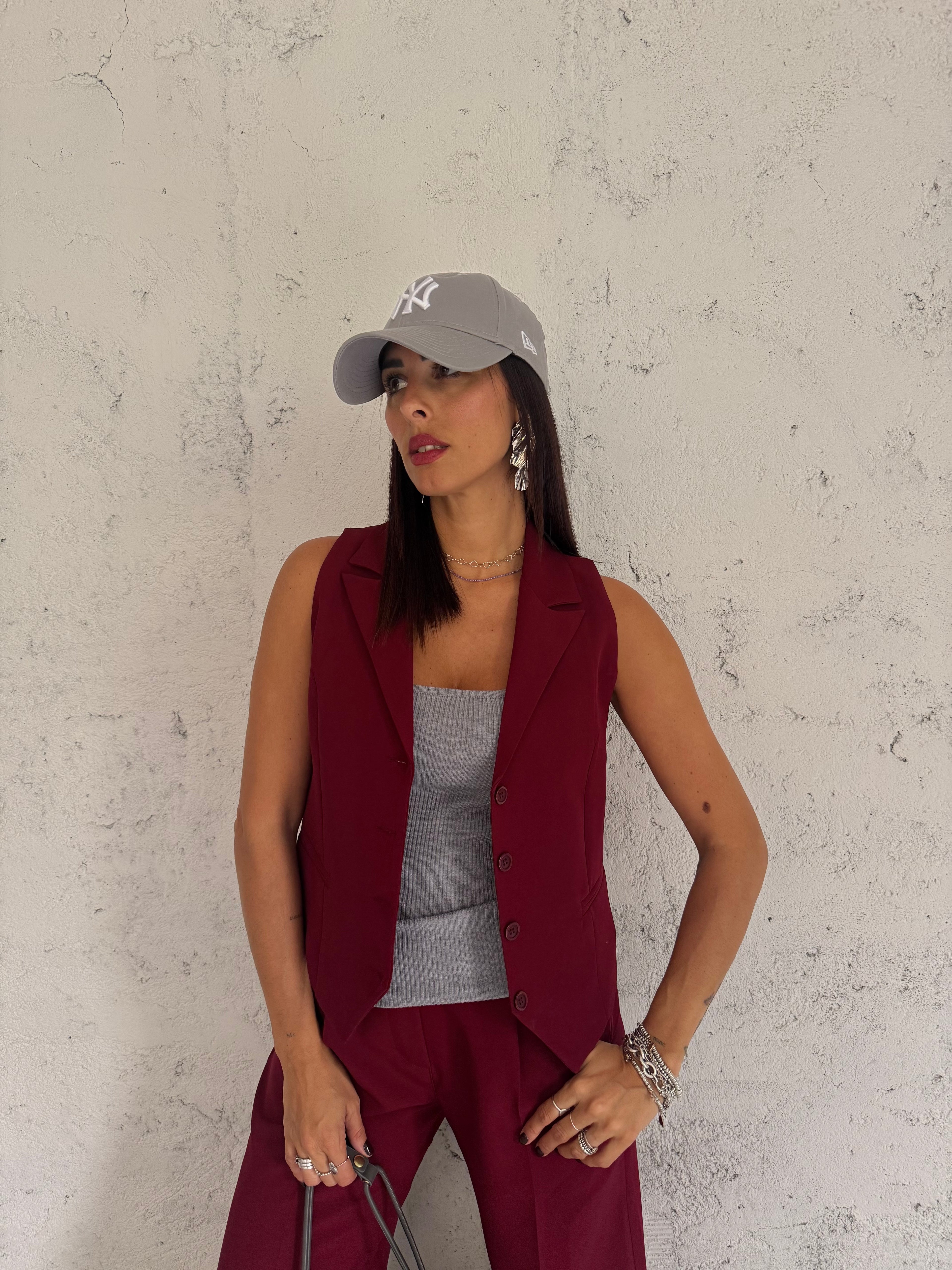 GILET BORDEAUX
