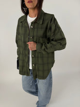 Carica l'immagine nel visualizzatore di Gallery, SHIRT CHECK DENIM OLIVE
