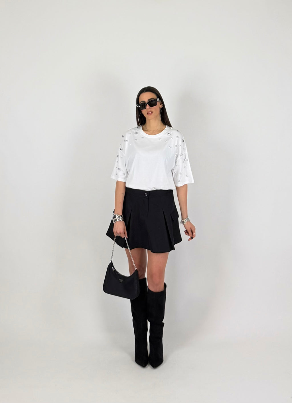 POCKET SKIRT NERA