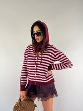 Carica l&#39;immagine nel visualizzatore di Gallery, CARDIGAN STRIPES ROSA
