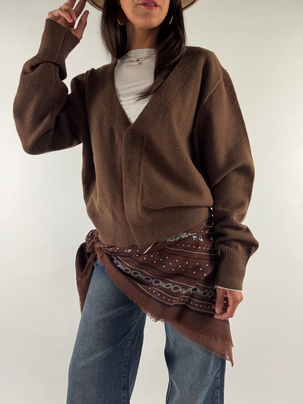 BROWN STOLE