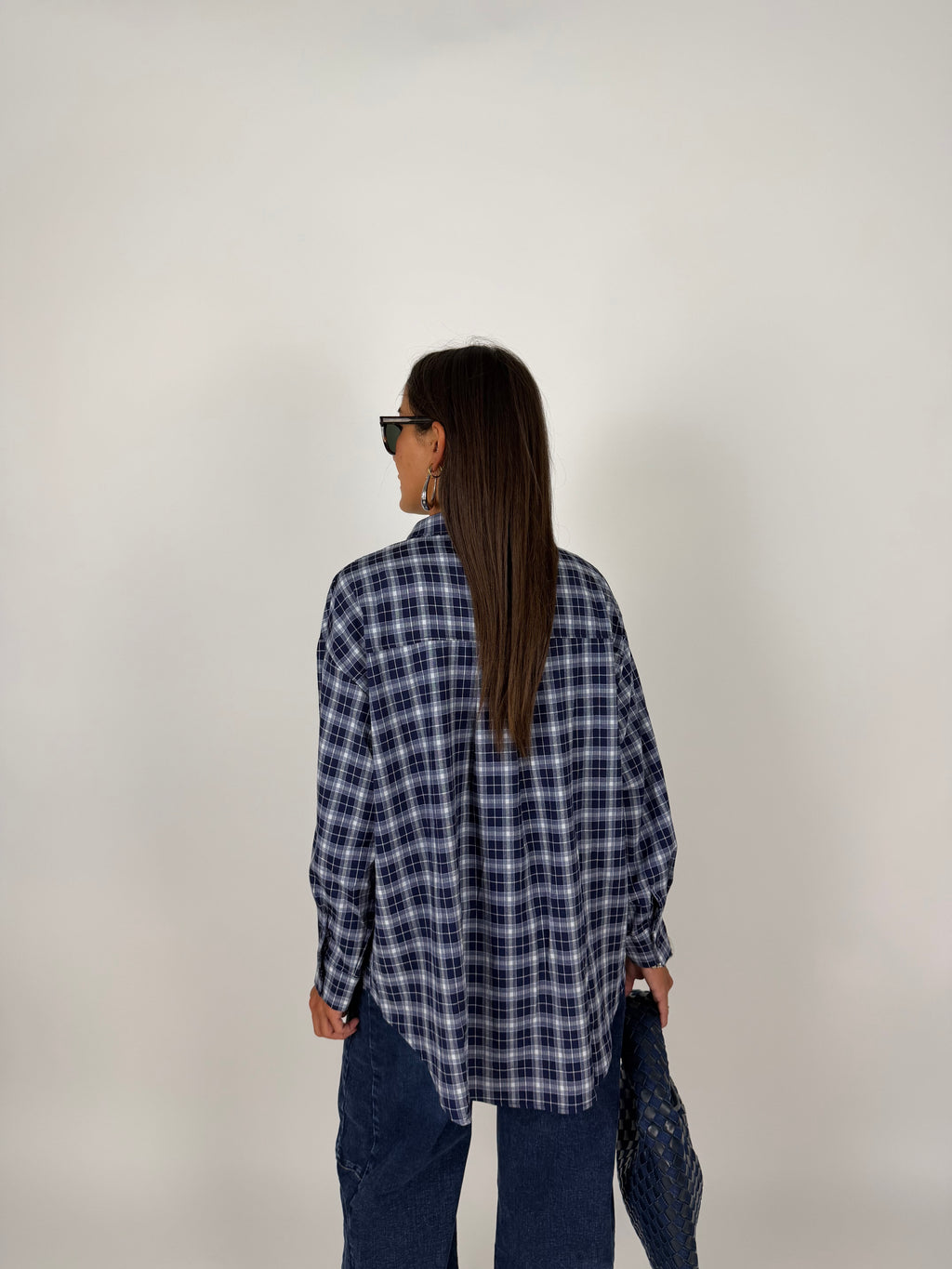 CAMICIA CHECK BLU