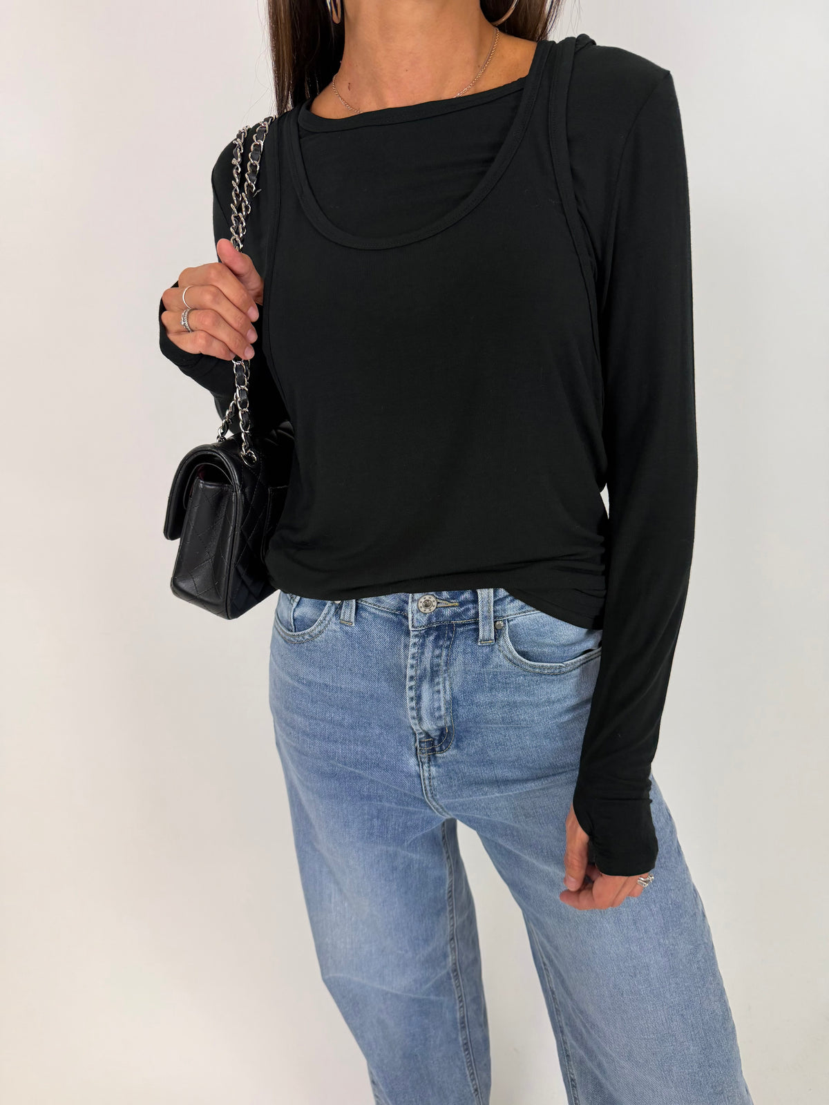 MAGLIA DOUBLE NERA