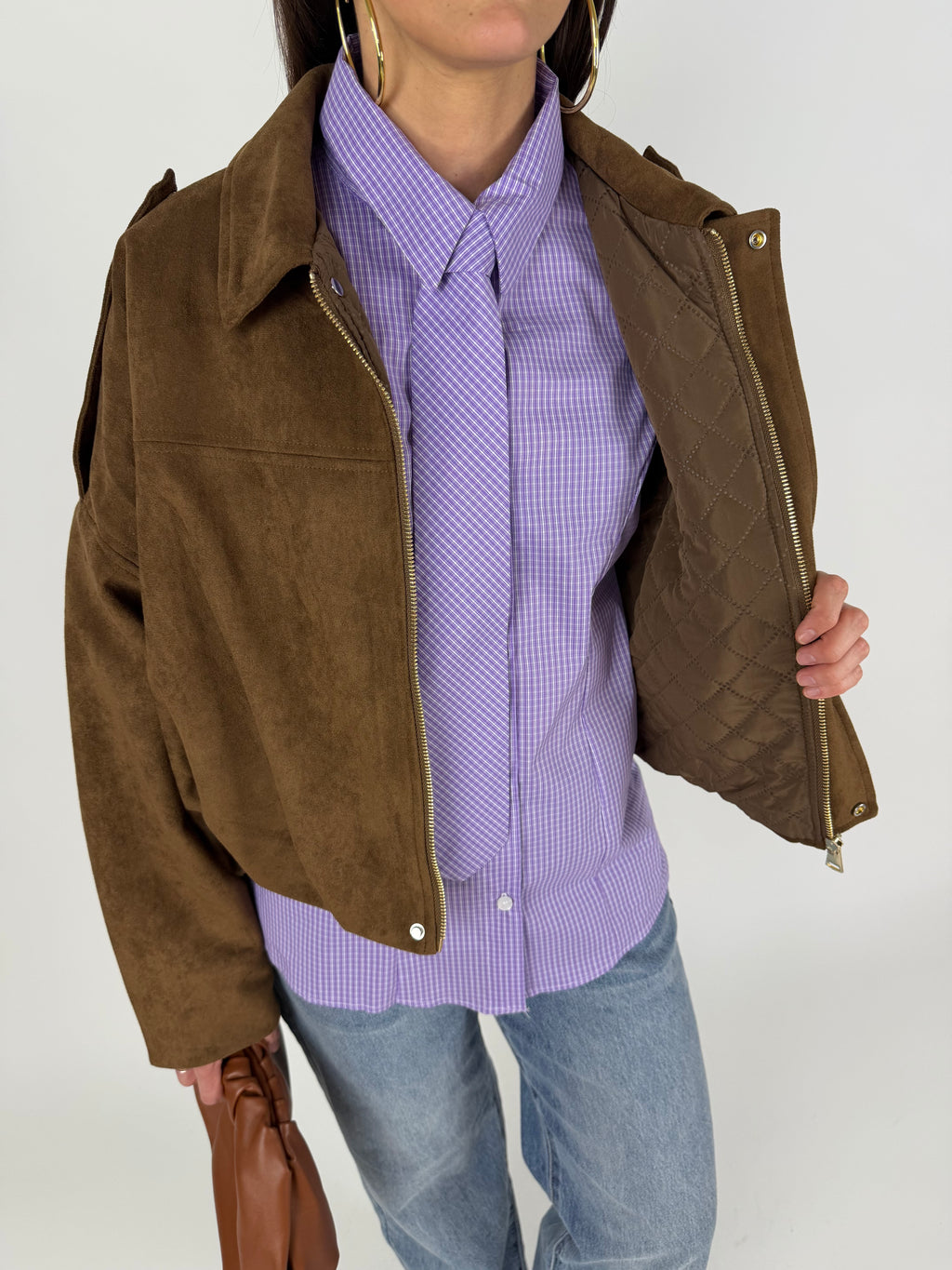 CAMICIA TYE VIOLET