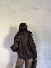 Carica l&#39;immagine nel visualizzatore di Gallery, CHIODO DARK BROWN
