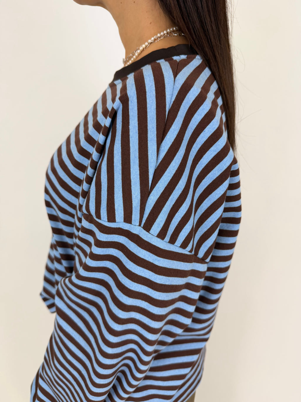 MAGLIA STRIPES SKY