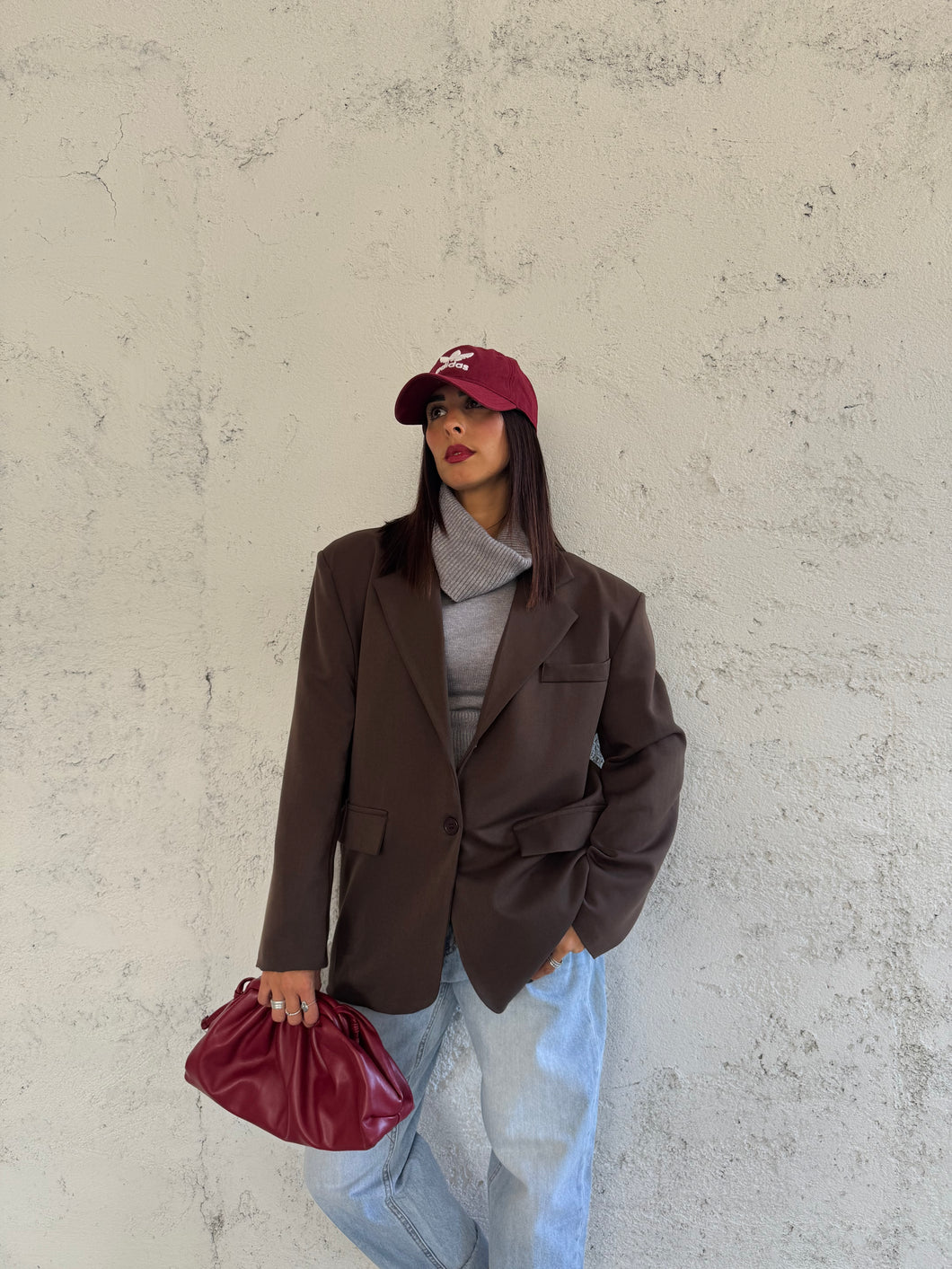 BLAZER LOOSE FIT CAFFÈ