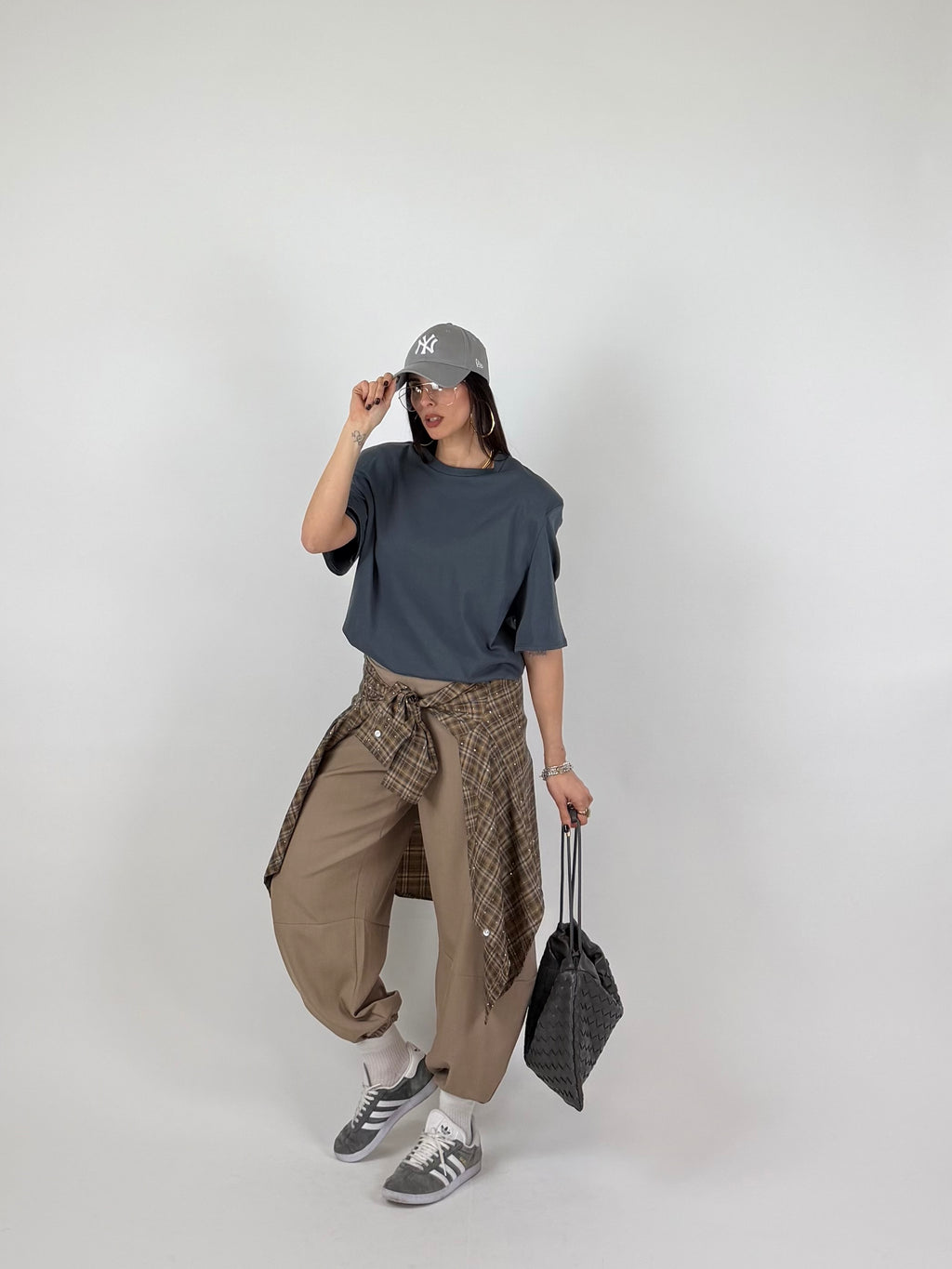 T-SHIRT OVER SHOL ANTRACITE