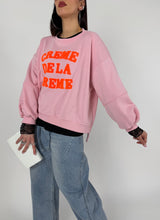 Carica l'immagine nel visualizzatore di Gallery, FELPA CRÈME ROSA
