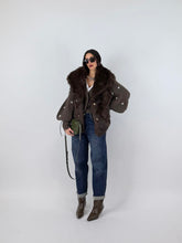 Carica l'immagine nel visualizzatore di Gallery, CARDIGAN DIAMOND DUSTY BROWN
