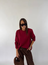 Carica l&#39;immagine nel visualizzatore di Gallery, T-SHIRT SHOL BORDEAUX
