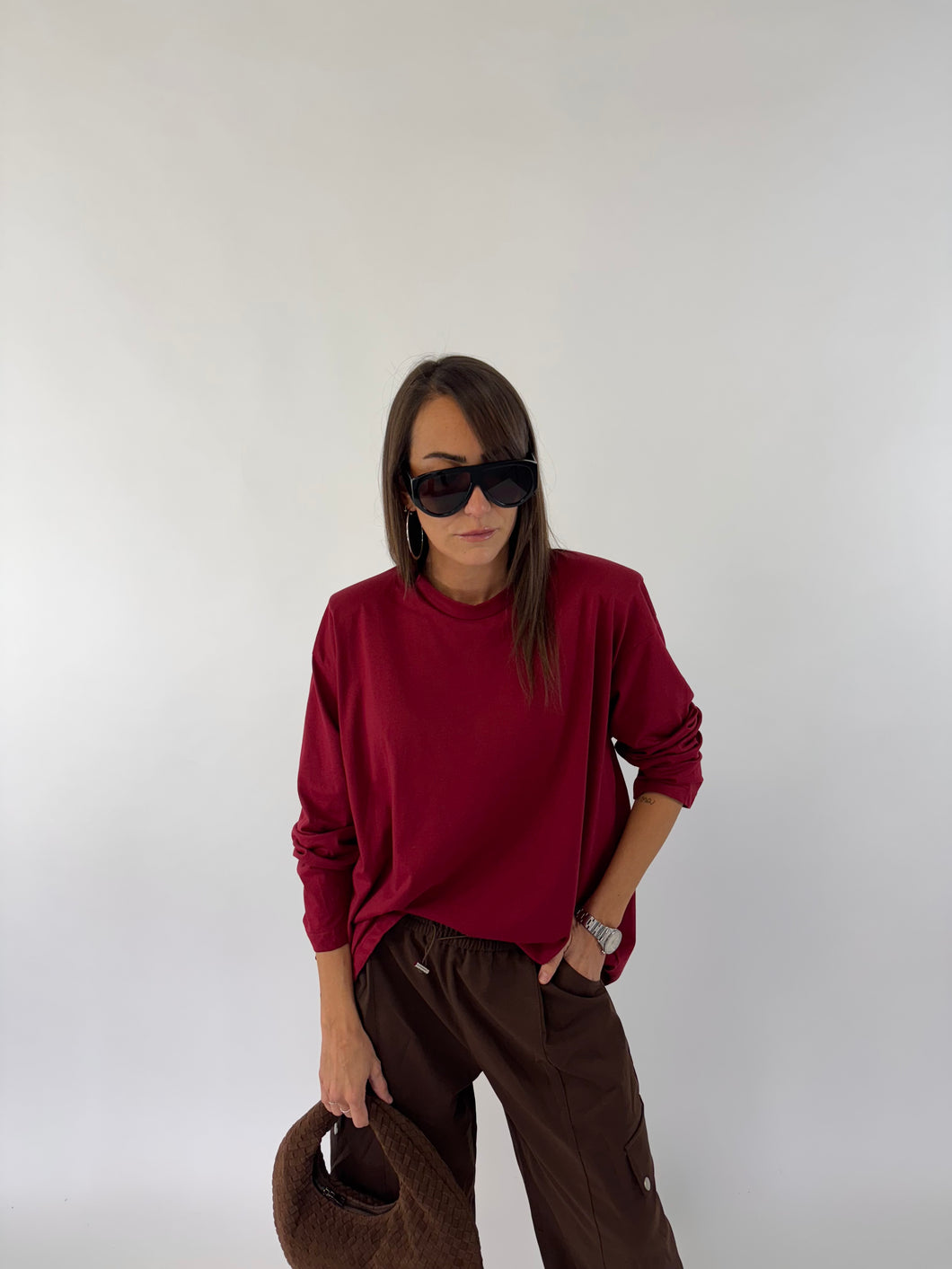 T-SHIRT SHOL BORDEAUX