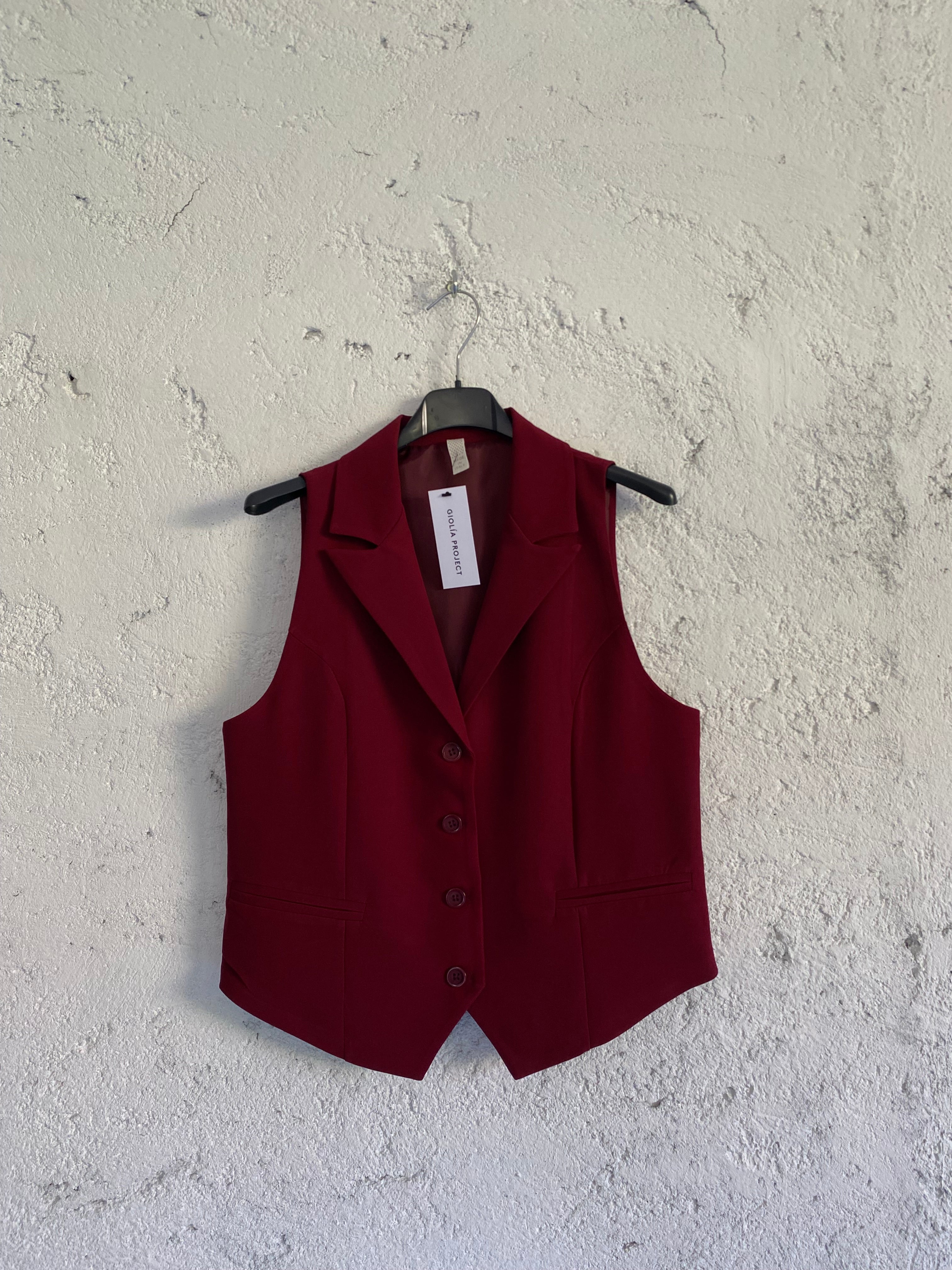 GILET BORDEAUX