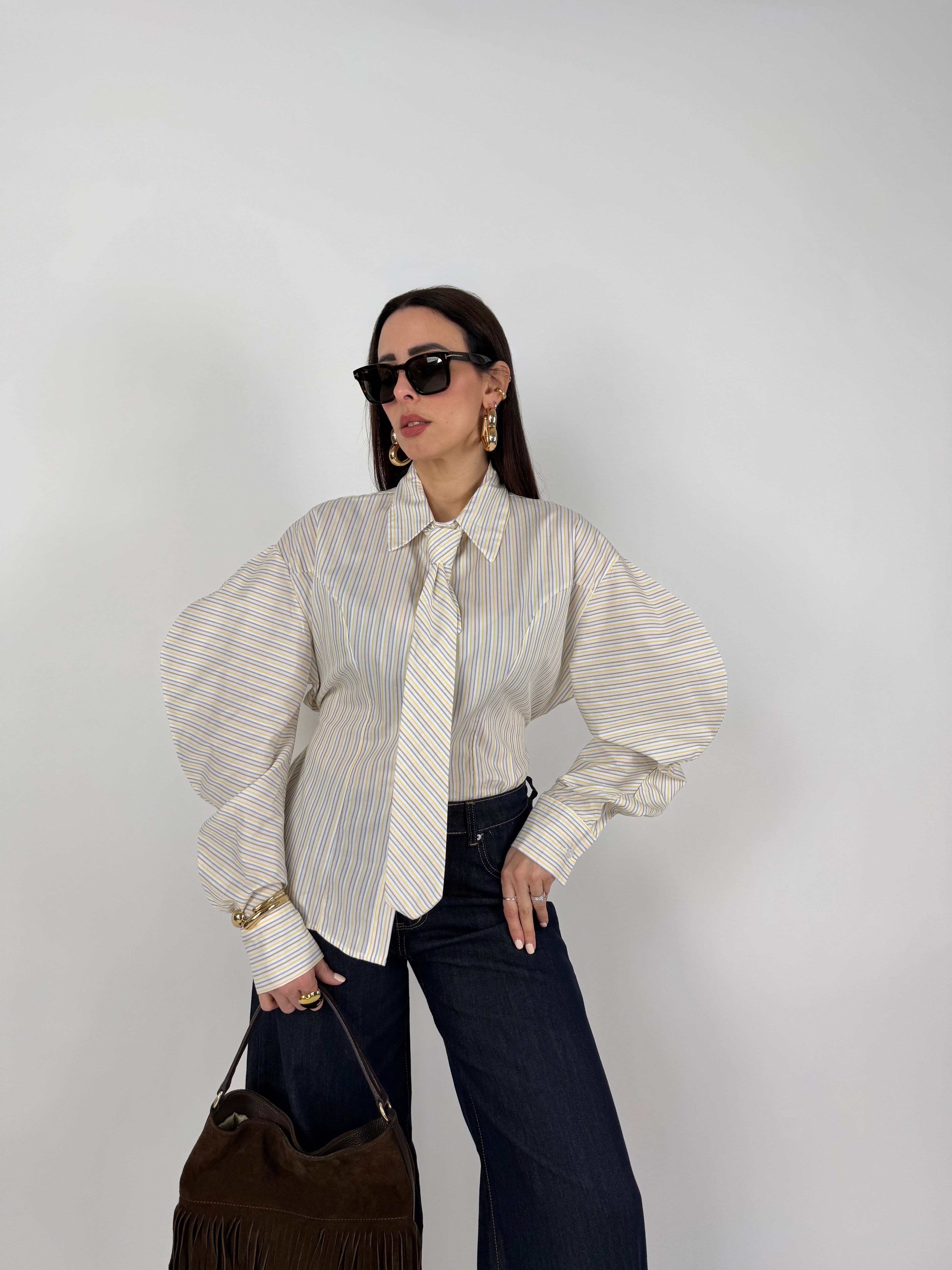 CAMICIA TYE YELLOW