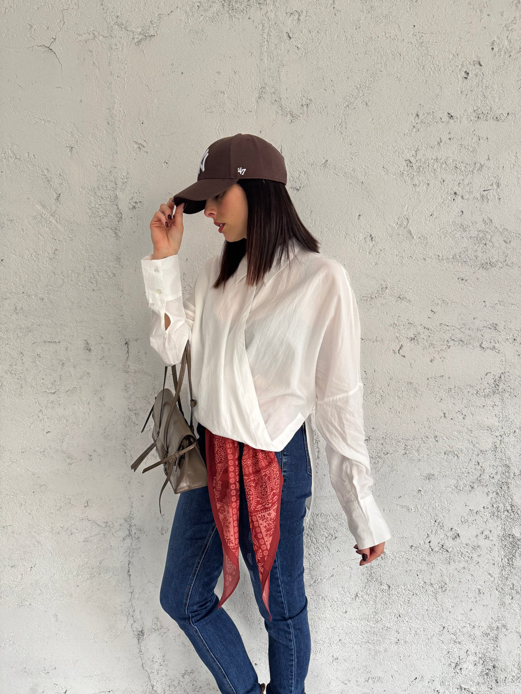 white blouse