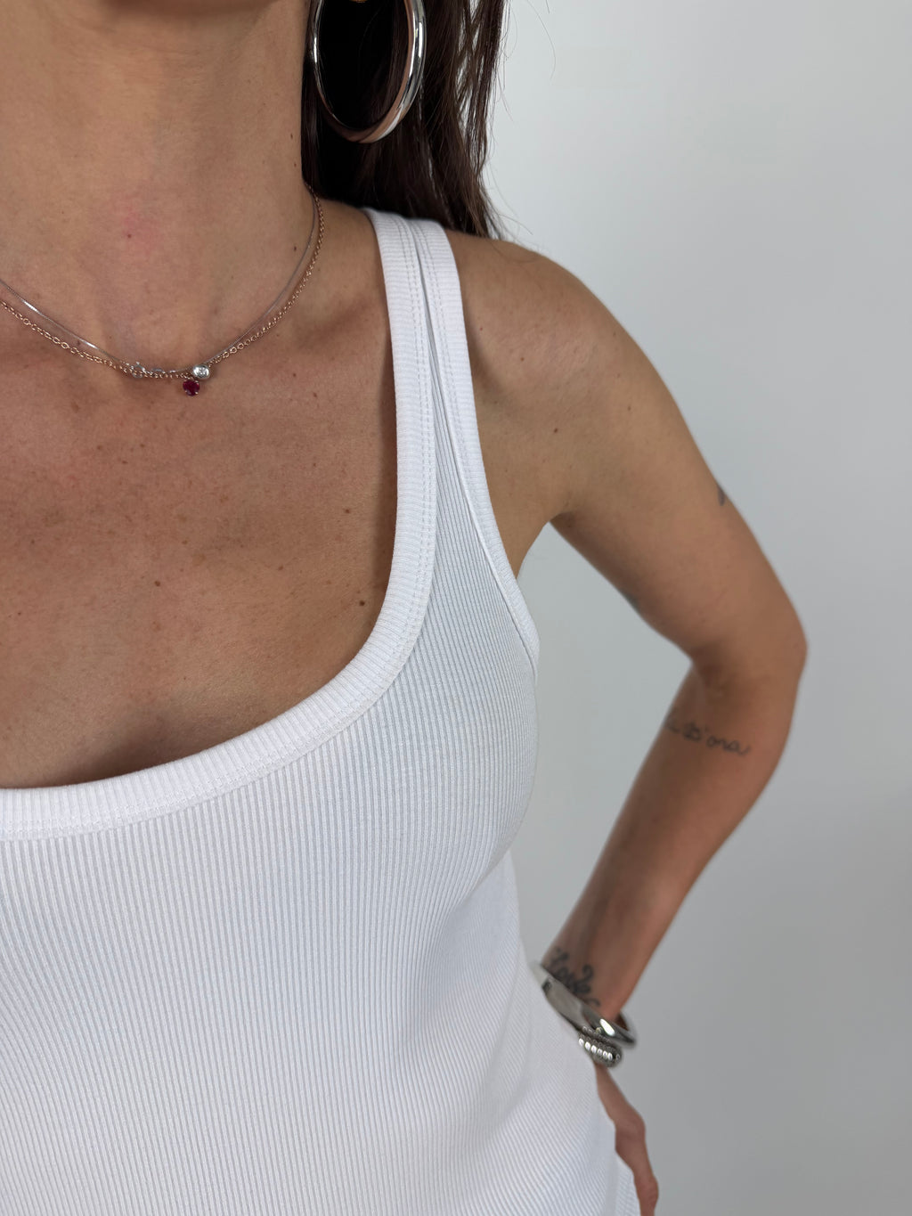 TANKTOP COSTINE BIANCO