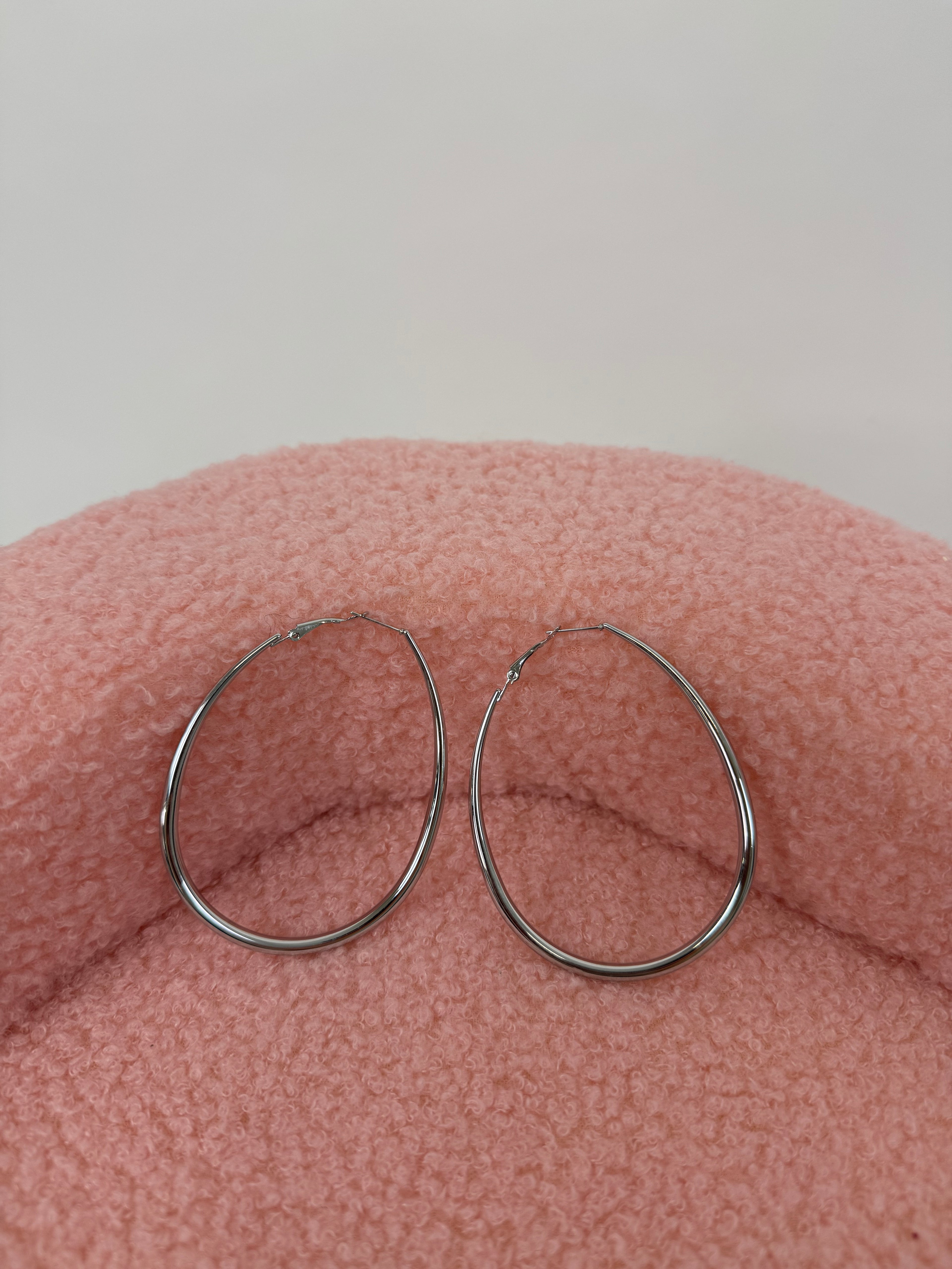 EARRINGS MAXI DROP SILVER