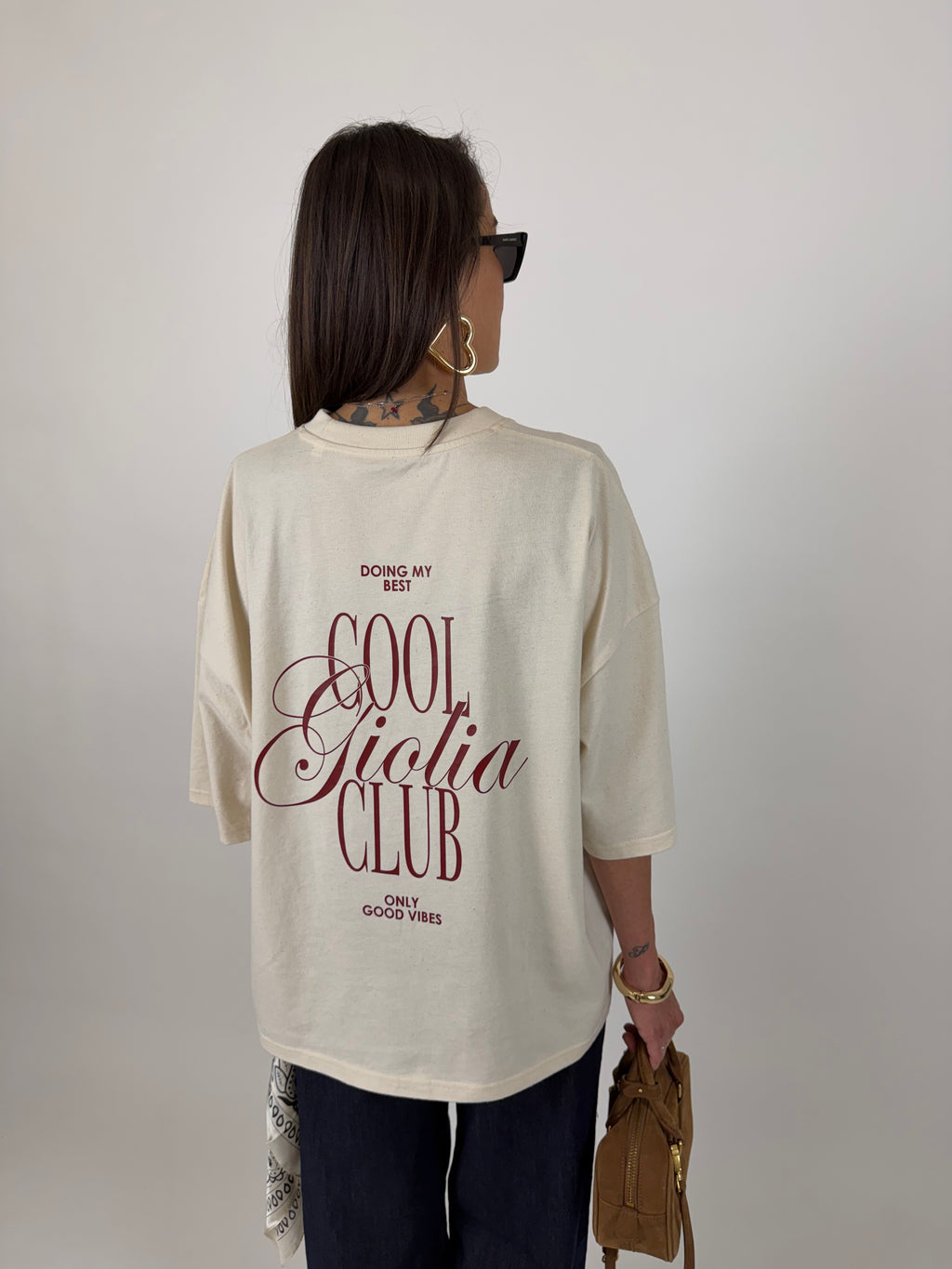 GIOLÍA CLUB T-SHIRT CREAM