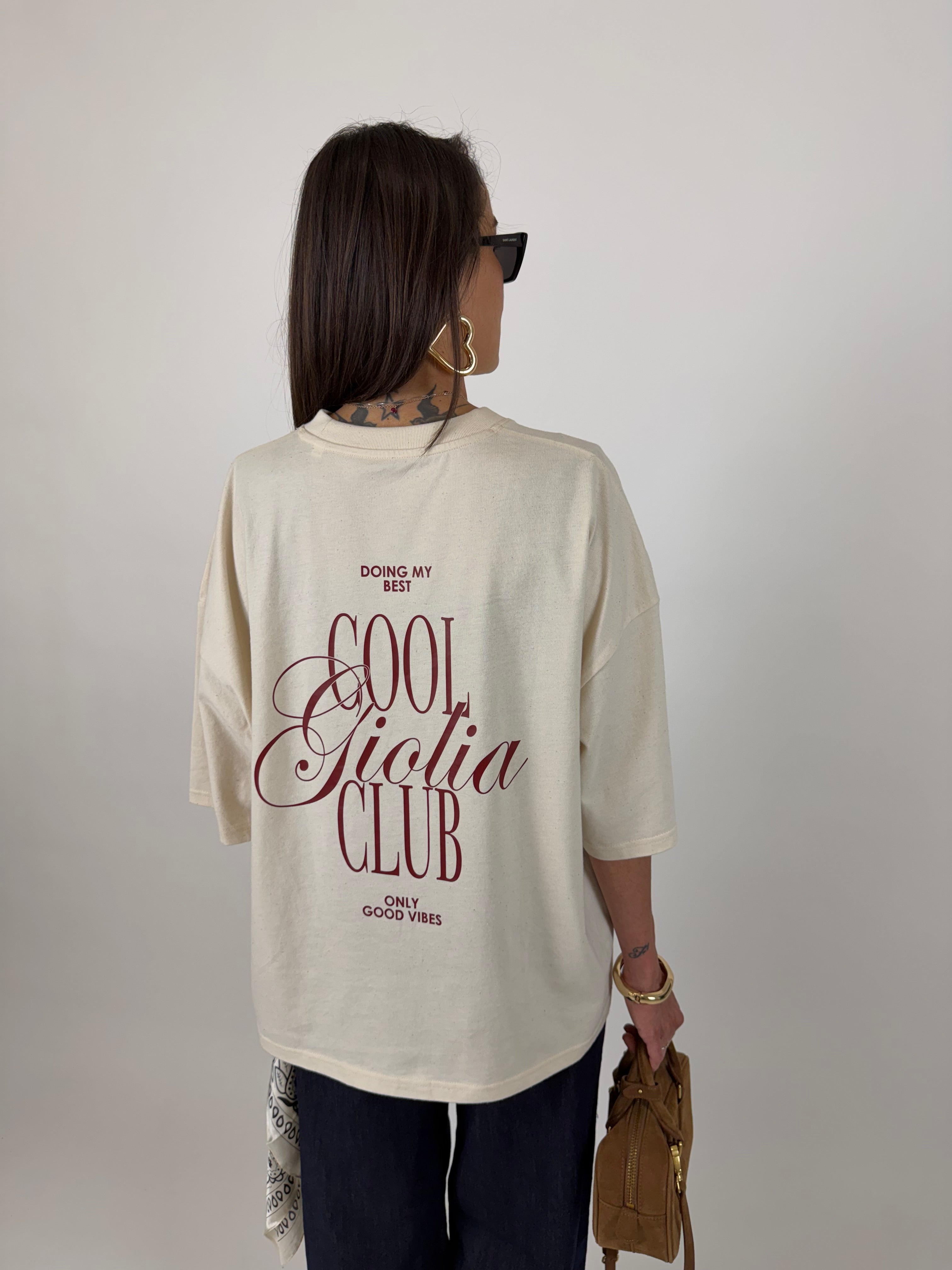 GIOLÍA CLUB T-SHIRT CREAM