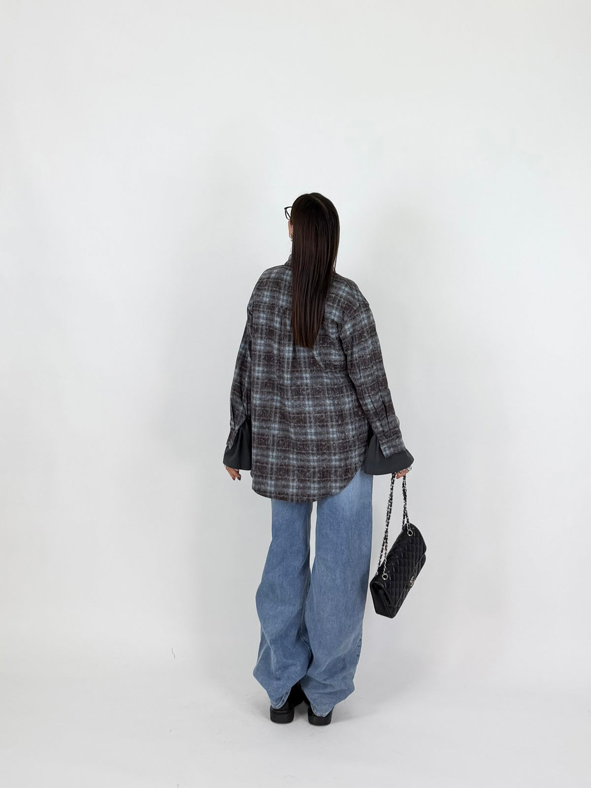 CAMICIA CHECK&SHIMMER