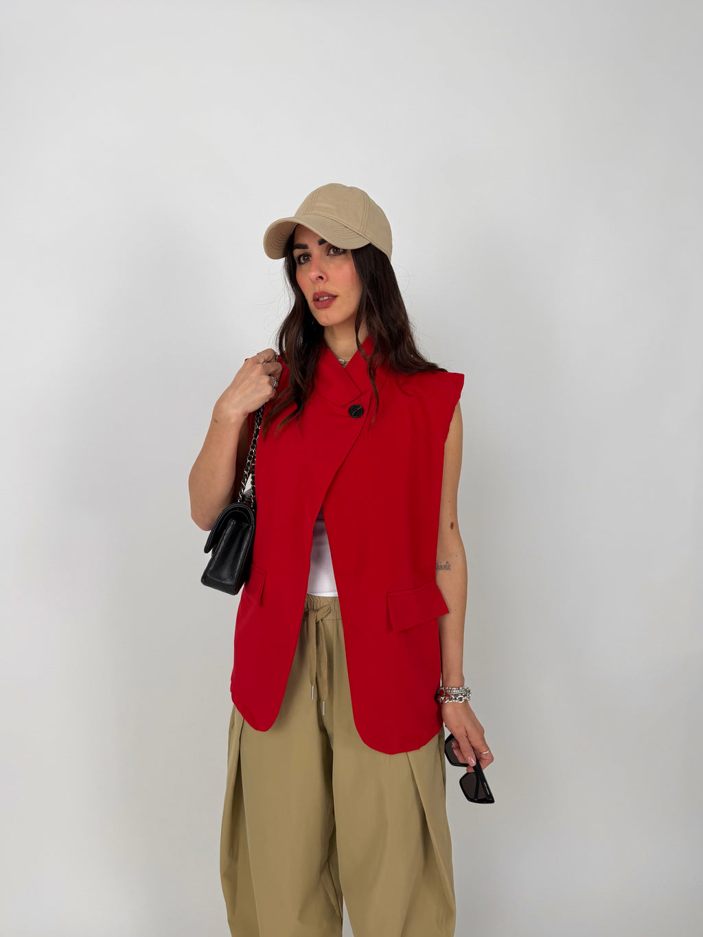 GILET ONE ROSSO