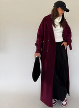 Carica l&#39;immagine nel visualizzatore di Gallery, CAPPOTTO CUFF WINE
