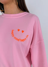 Carica l'immagine nel visualizzatore di Gallery, FELPA SMILE ROSA
