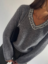 Carica l&#39;immagine nel visualizzatore di Gallery, PULL DIAMOND GRIGIO
