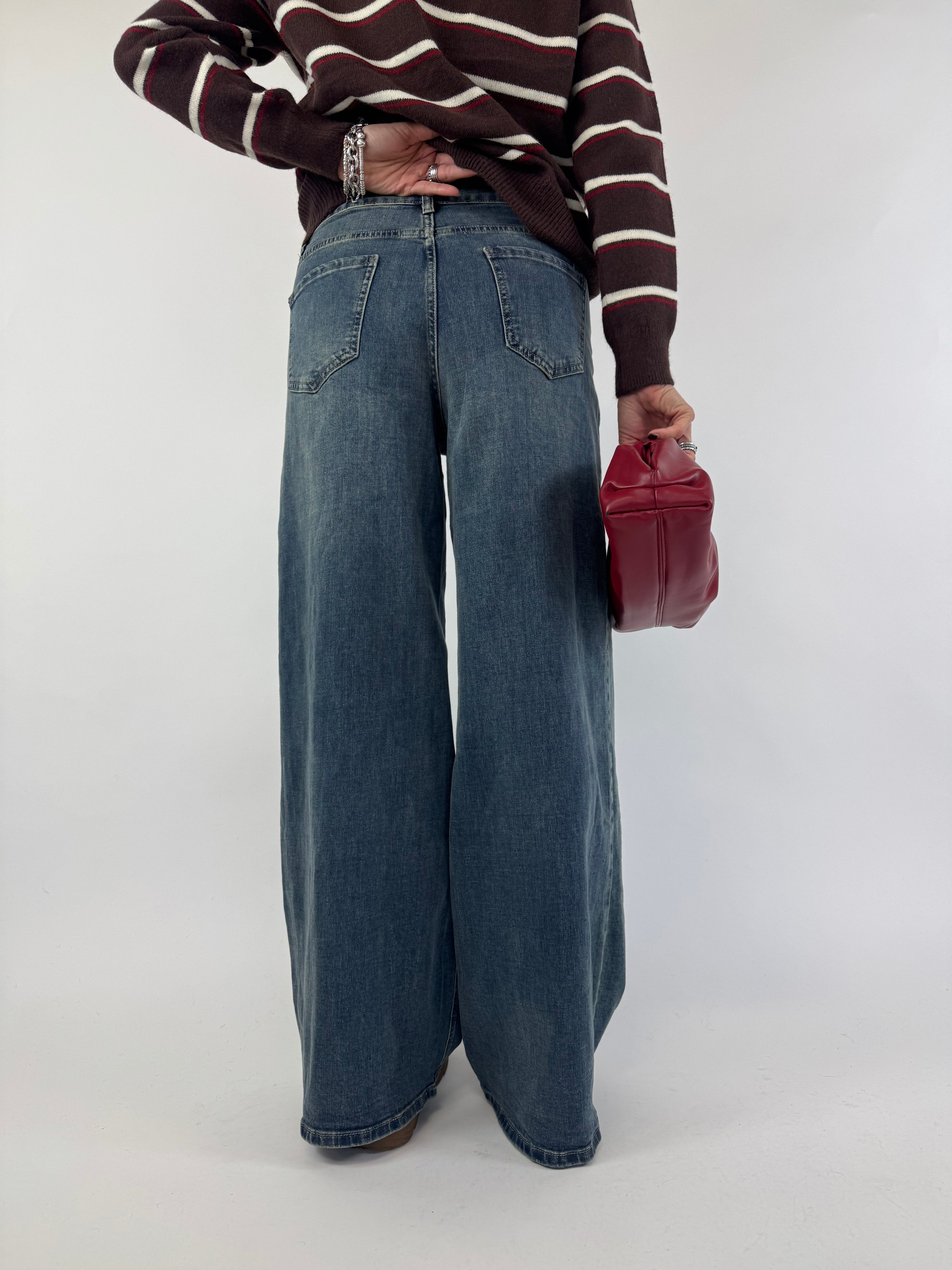 JEANS CLEAN PALAZZO