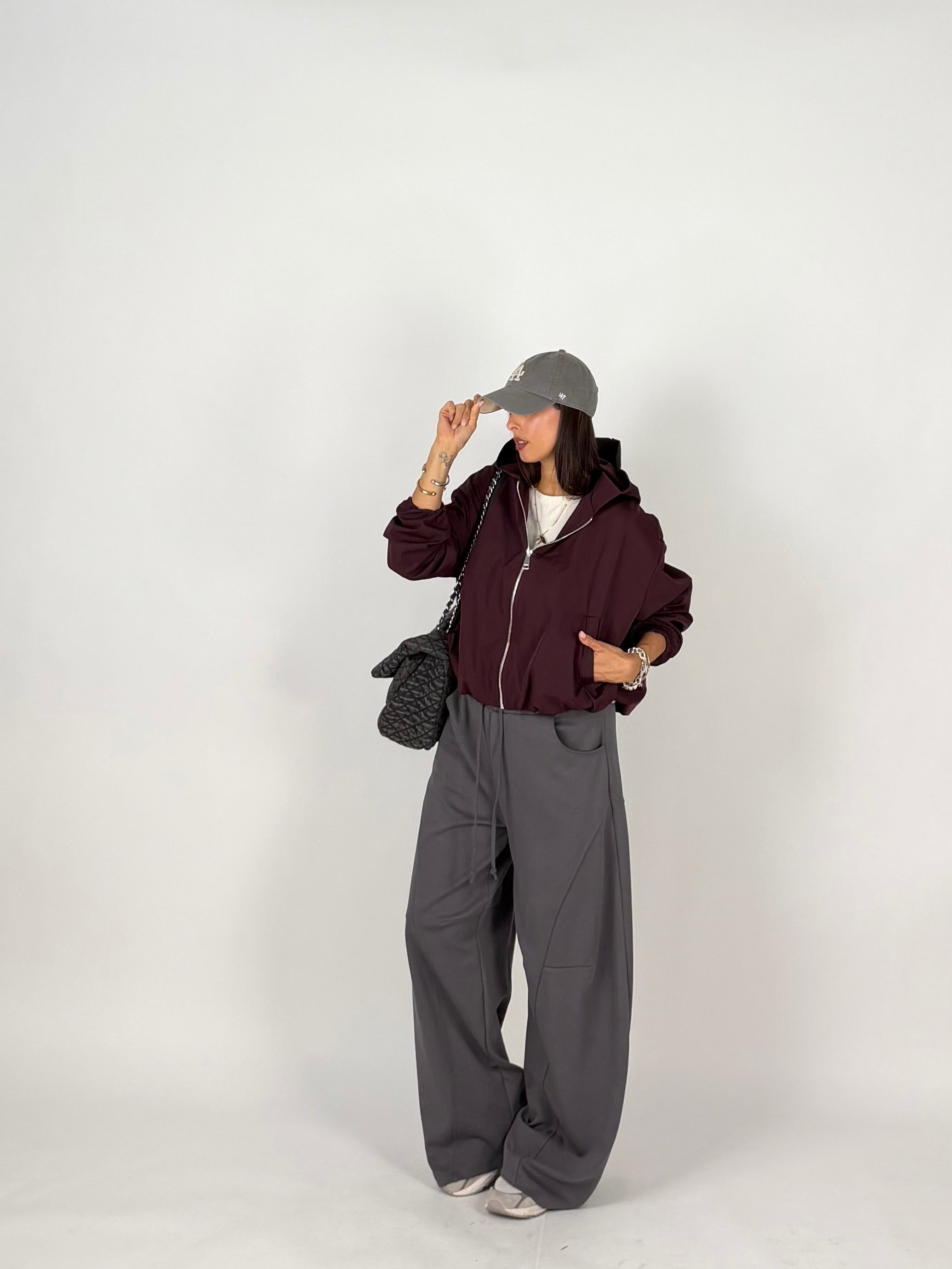 GIACCA TECH PUFF BORDEAUX