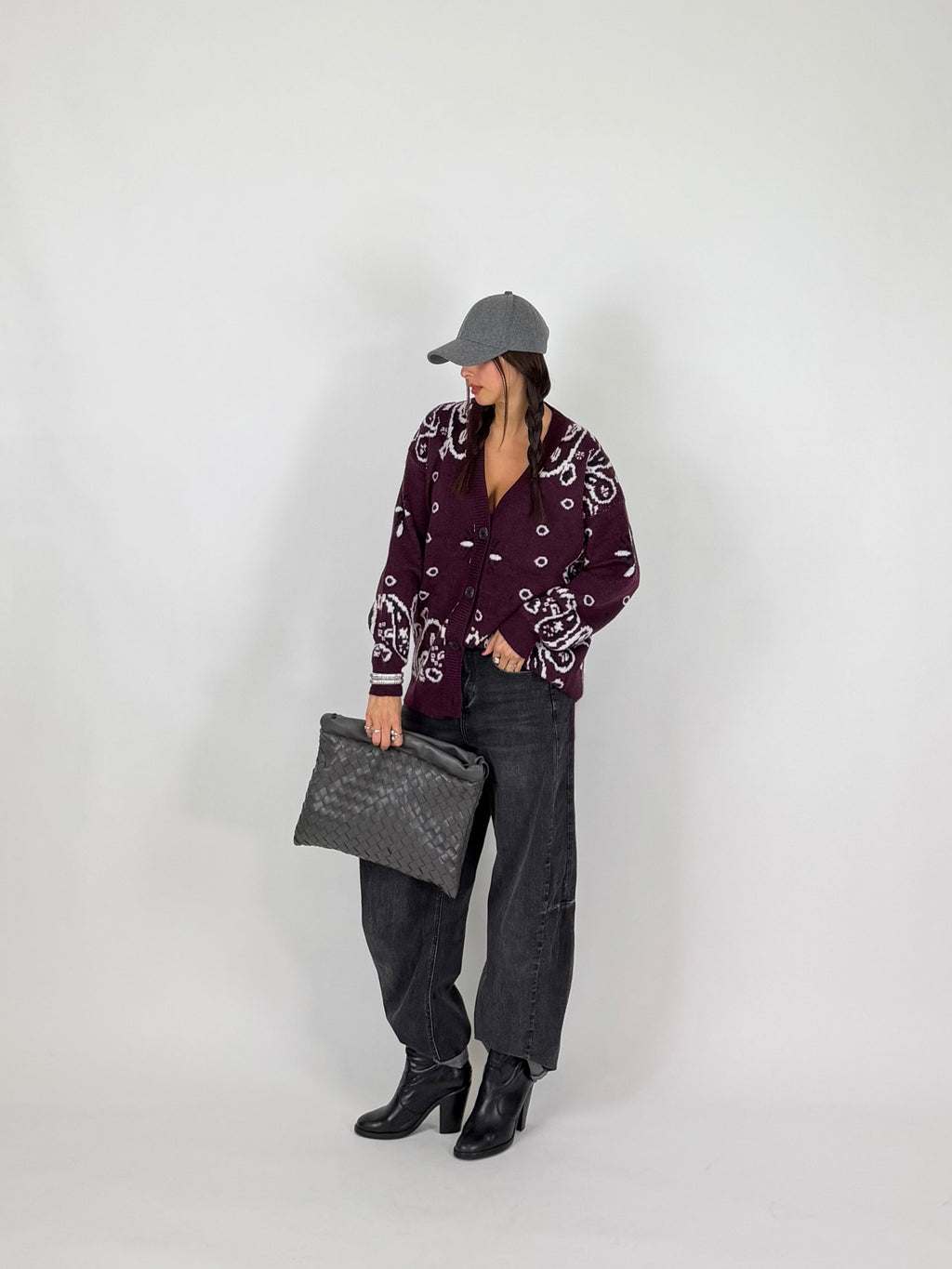 CARDIGAN BANDANA VINACCIA