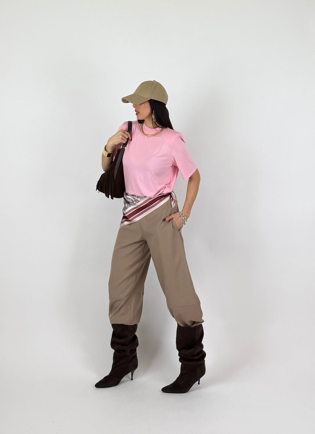 MAGLIA NECKSHOL ROSA