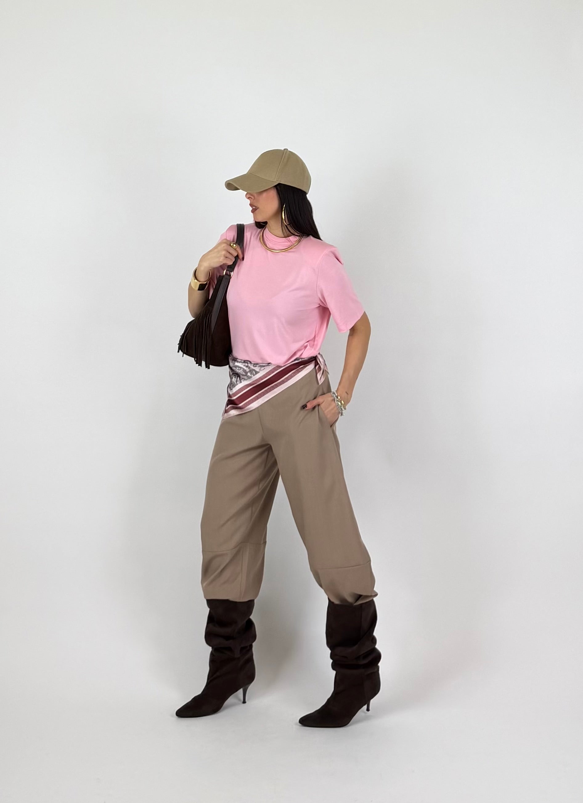 MAGLIA NECKSHOL ROSA