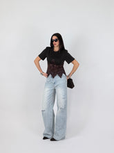 Carica l'immagine nel visualizzatore di Gallery, T-SHIRT CORPETTO MOKA
